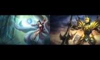 League of Legends - Ahri is voicing love with Jarvan IV