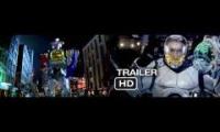 Pacific Rim trailer versus Power Rangers fanmade