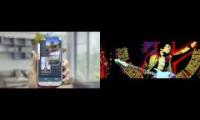 Samsung Galaxy S4 commercial with Jimi Hendrix