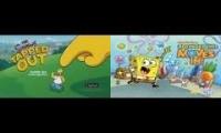 the simpsons tapped out and spongebob moves in