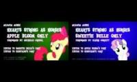 Apple Bloom and Sweetie Belle Hearts Strong As Horses By Camilo Delgado Figueroa