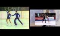Mix of 2 videos from youtube : 1976 vs 2014 Olympic Skaters