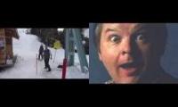 Skilift fail + Benny Hill