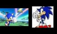 Sonic the Hedgehog side-by-side remixes