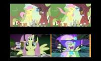 Fluttershy-sparta quadparsion