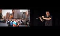 Street Acrobats vs. Beatboxing Flute