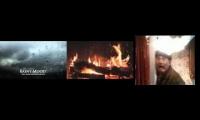 Rainy Mood + Fire+ Fireplace!