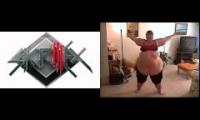 fat people dancing to skrillex