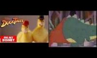 ducktales mashup real vs cartoon ducks