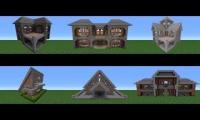 Minecraft 6 Brick Houses (Console Edition)