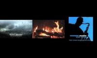 Rainy Mood + Sonny Rollins + Fireplace!