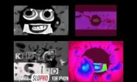 Klasky Csupo Effects 4 Old and New Slow Mo Quadparison