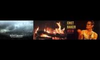 Rainy Mood + Chet Baker + Fireplace!