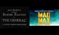 Buster Keaton's The General with Mad Max: Fury Road Soundtrack