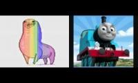 Rainbow Bunchie the tank engine