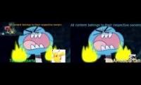 Gumball on fire comparison FT. Darwin