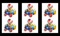 Toad Voices of Mario Kart x 6