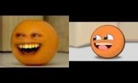 hey you guys remember this,The annoying orange (hey apple!) realistic vs animation