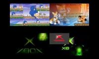 my Sparta Remix Quadparsion Sonic VS the Original Xbox