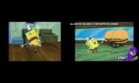 SpongeBob Has A Screaming Sparta Remix Comparison