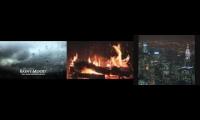 Thumbnail of Blade Runner + Rain + Fireplace mood