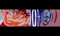goku vs vegetal with one piece out motherfuckers