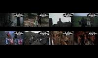 Monty Python and the Holy Grail (1975) 8 Clips Played At Once