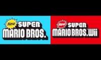 Ghost House - New Super Mario Bros. vs. New Super Mario Bros. Wii
