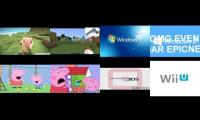 My Sparta Eightparison 5 Minecraft vs Windows vs Peppa Pig vs Nintendo