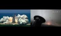 Hellsound spaceshuttle and a tornado