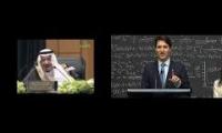 Justin Trudeau vs King Salman