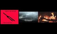 Songs For The Deaf + Fireplace + Rainymood