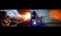 Both Battlefield 1 Trailers at once