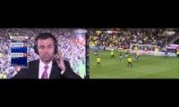 Watford Last minute goal (Championship play-off semis 2013) w/Soccer Saturday commentary