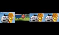Annoying Orange - The Orange Cup (ENGLISH VS SPANISH VS LEGO ANIMATED VERSION) Comparison