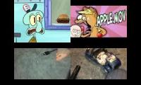 Spongebob vs My little pony vs Oobi vs Oobi Side by Side 2
