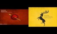 Thumbnail of game of thrones house martell and baratheon theme mashup