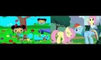 Ni Hao, Kai Lan vs My Little Pony Sparta Remix