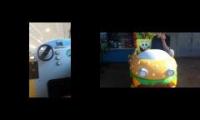 Spongebob Krabby Patty Wagon Kiddie Ride by Kiddy Rides With theme tune and karaoke screen