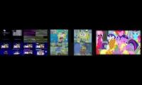 Playstation vs Klasky Csupo vs SpongeBob vs My Little Pony Sparta Remixes 2016 Side By Side