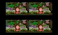 Children's Nursery Rhymes Video Songs - Five Little Monkeys  Animated