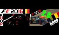 F1 2016 KOOP Saison 1 #14 – Spa, Belgien GP 2.0 DaveGaming,bazman