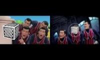 We are number one with noteblocks but mashed up with the older version