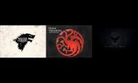 Game of Thrones combined soundtracks House Stark, Targaryen & The Night's Watch