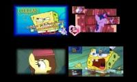 SpongeBob vs Ponies Sparta Remix Quadparison 2017
