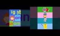 Pinkfong Quadparisons/Quartets (-at, -ad, -ap -ng -ig, -et, -sh, -an, -in and -am)