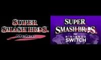 Super Smash Bros Final Destination mashup (Melee vs Nintendo Switch!)