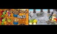 Plants vs Zombies 2 - Jurassic Marsh Day 22 (Roman Ages)