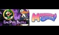 Luigi vs Donald Duck REMIX (EPIC PIXEL BATTLE!)