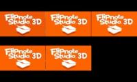 Flipnote 3D Title Screen ALL VERSIONS